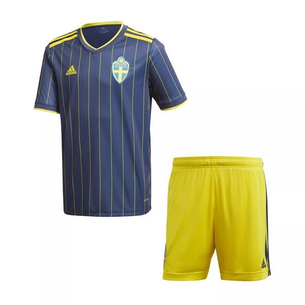 Camiseta Suecia Segunda equipo Niño 2021 Azul